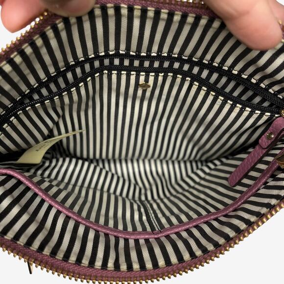 Kate Spade Pebbled Leather Crossbody Bag in Mauve Pink with Gold Hardware - Picture 6 of 16